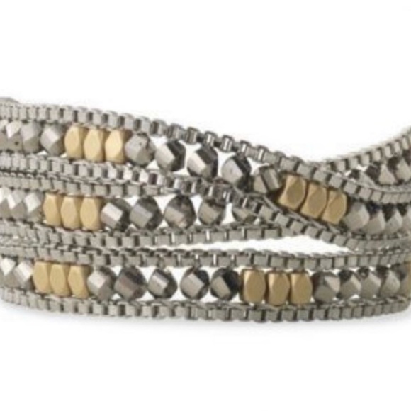 Stella & Dot Luna Wrap Bracelet- Mixed Metal - Picture 7 of 7